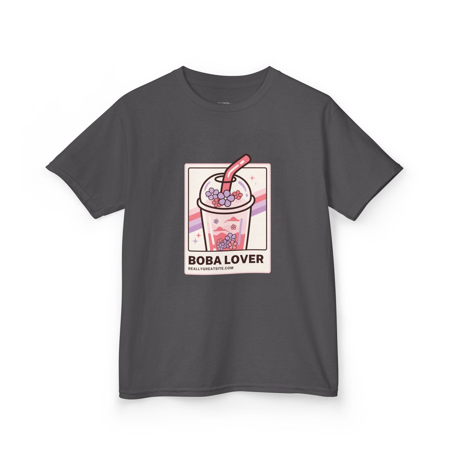 Boba Lover Kids Tee - Fun Cotton Shirt for Beverage Enthusiasts