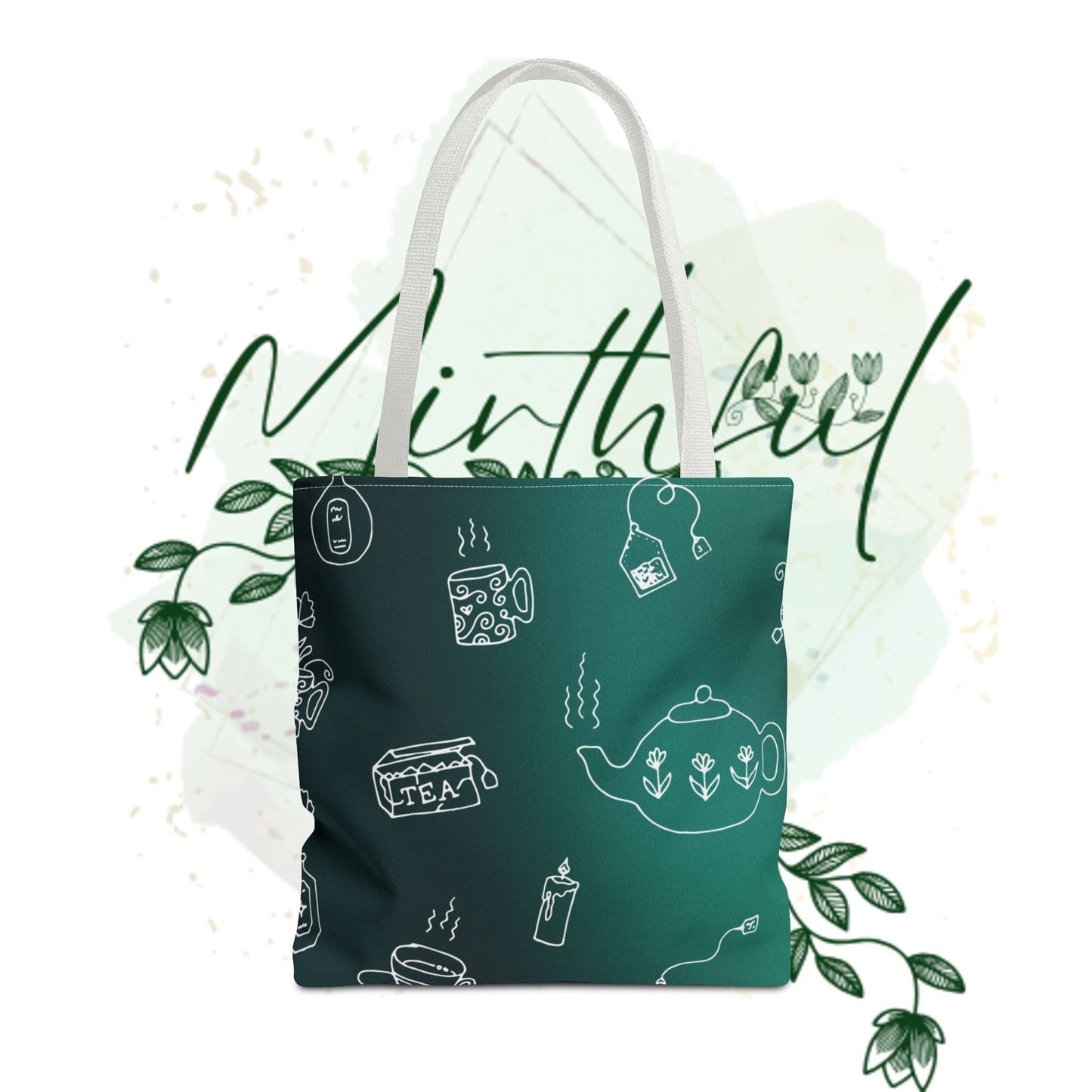 Chic Tea Lover's Tote Bag