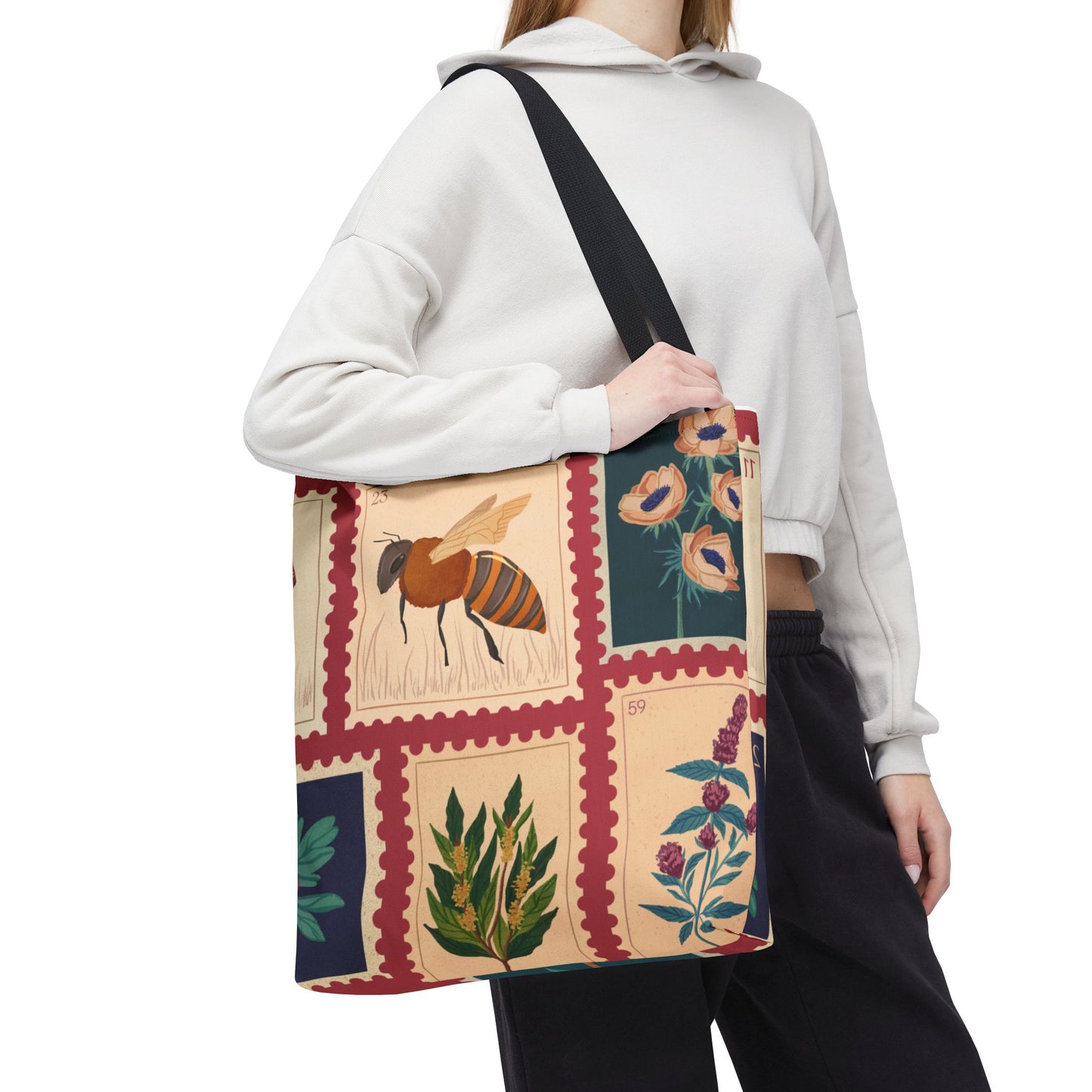 Vintage Botanical Tote Bag