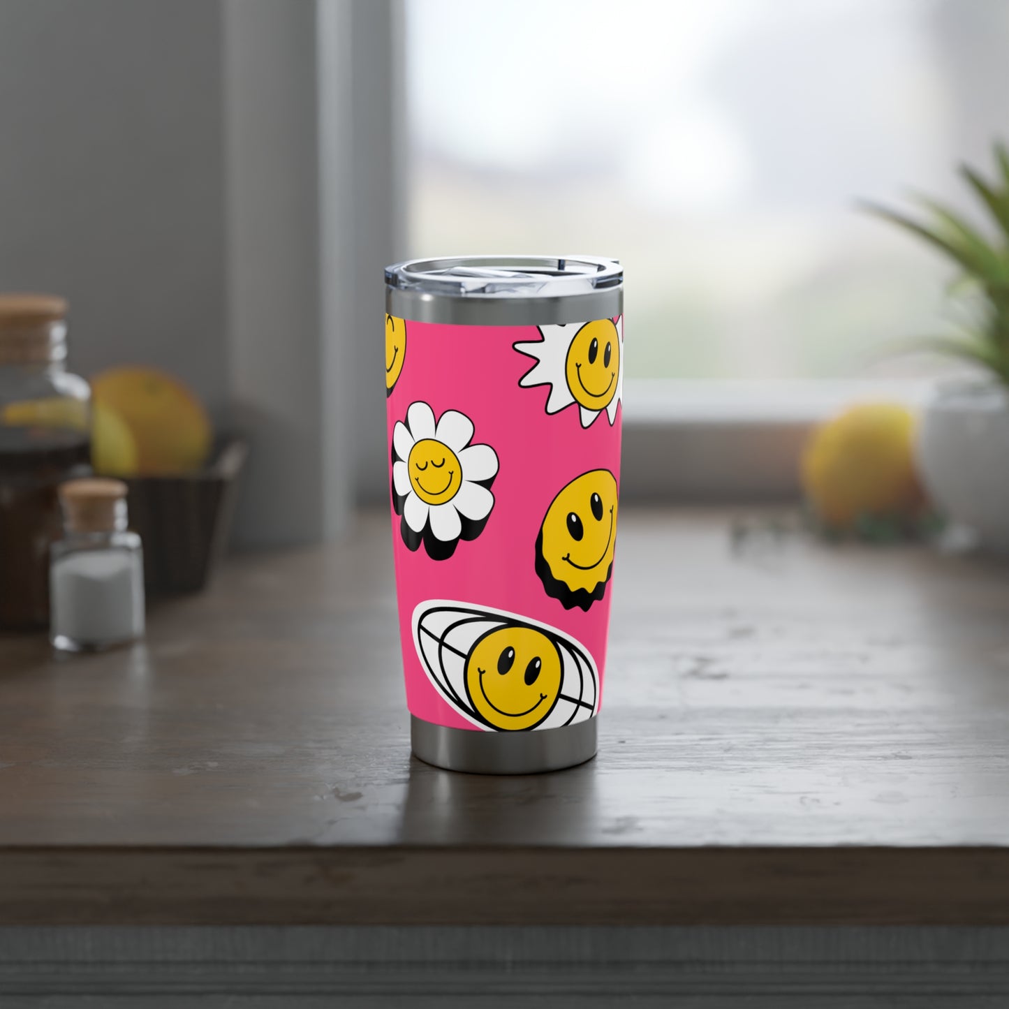 Cheerful Vibes" Tumbler - 20oz Vagabond