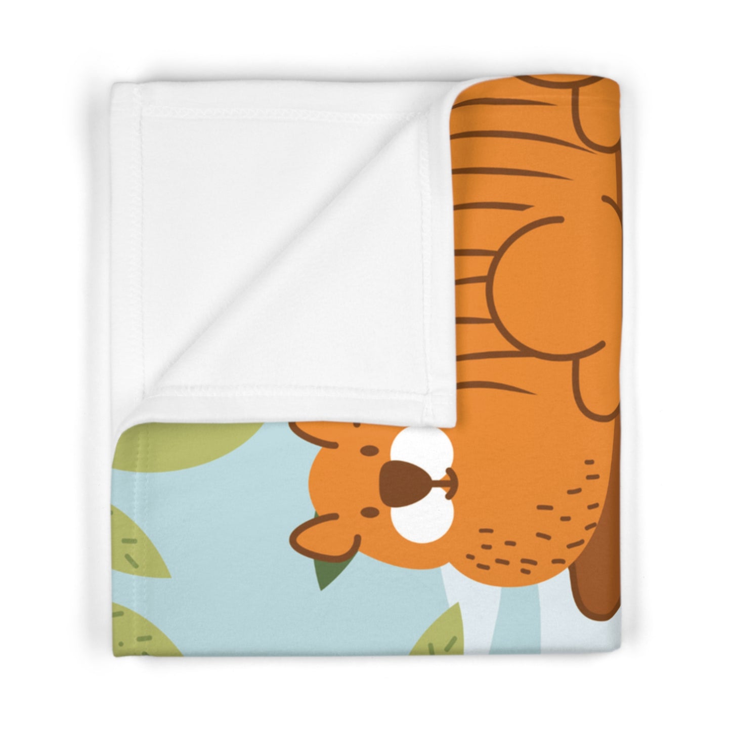 Adorable Animal Safari Soft Fleece Baby Blanket