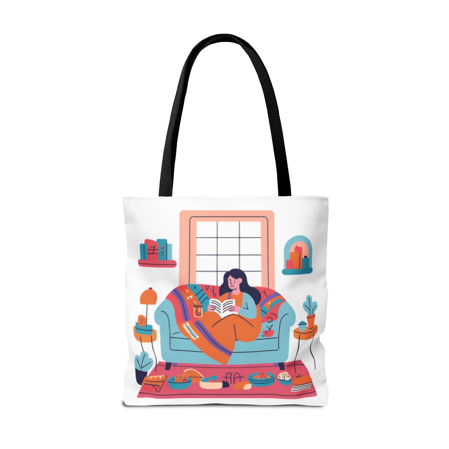 Cozy Reading Tote Bag