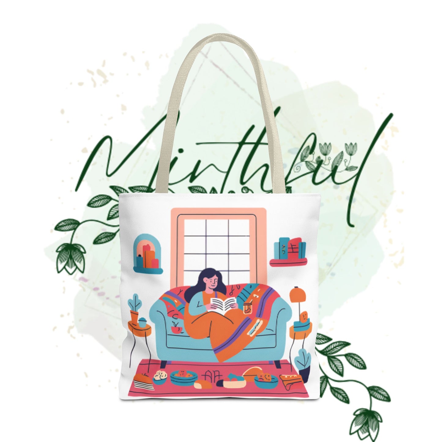 Cozy Reading Tote Bag