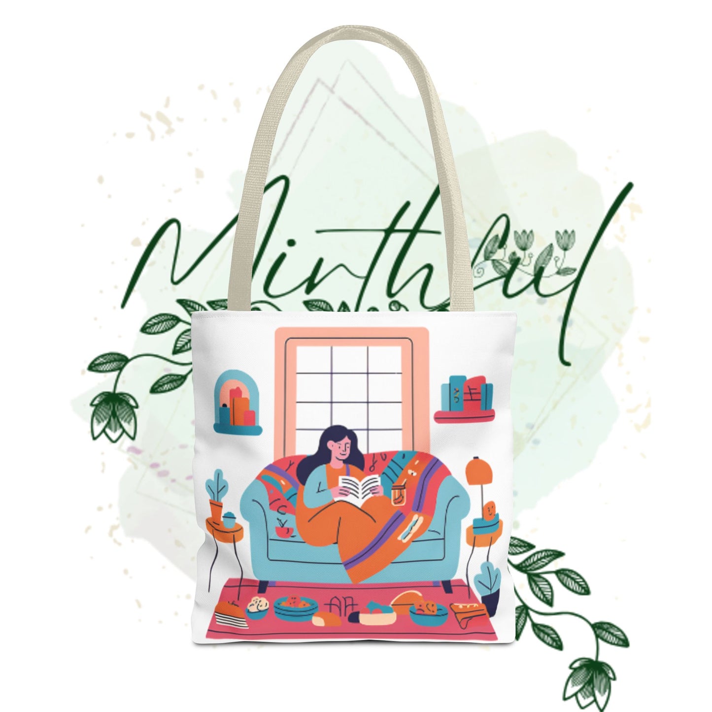 Cozy Reading Tote Bag
