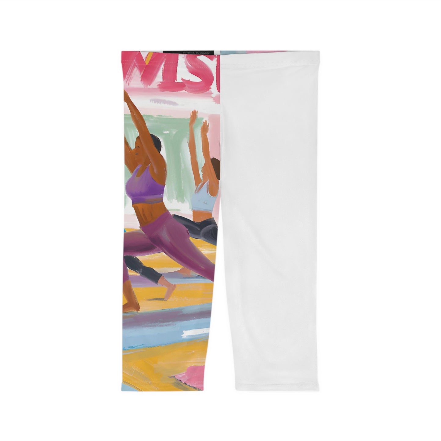 Yoga-Inspired Women’s Capri Leggings - Vibrant Fitness Activewear