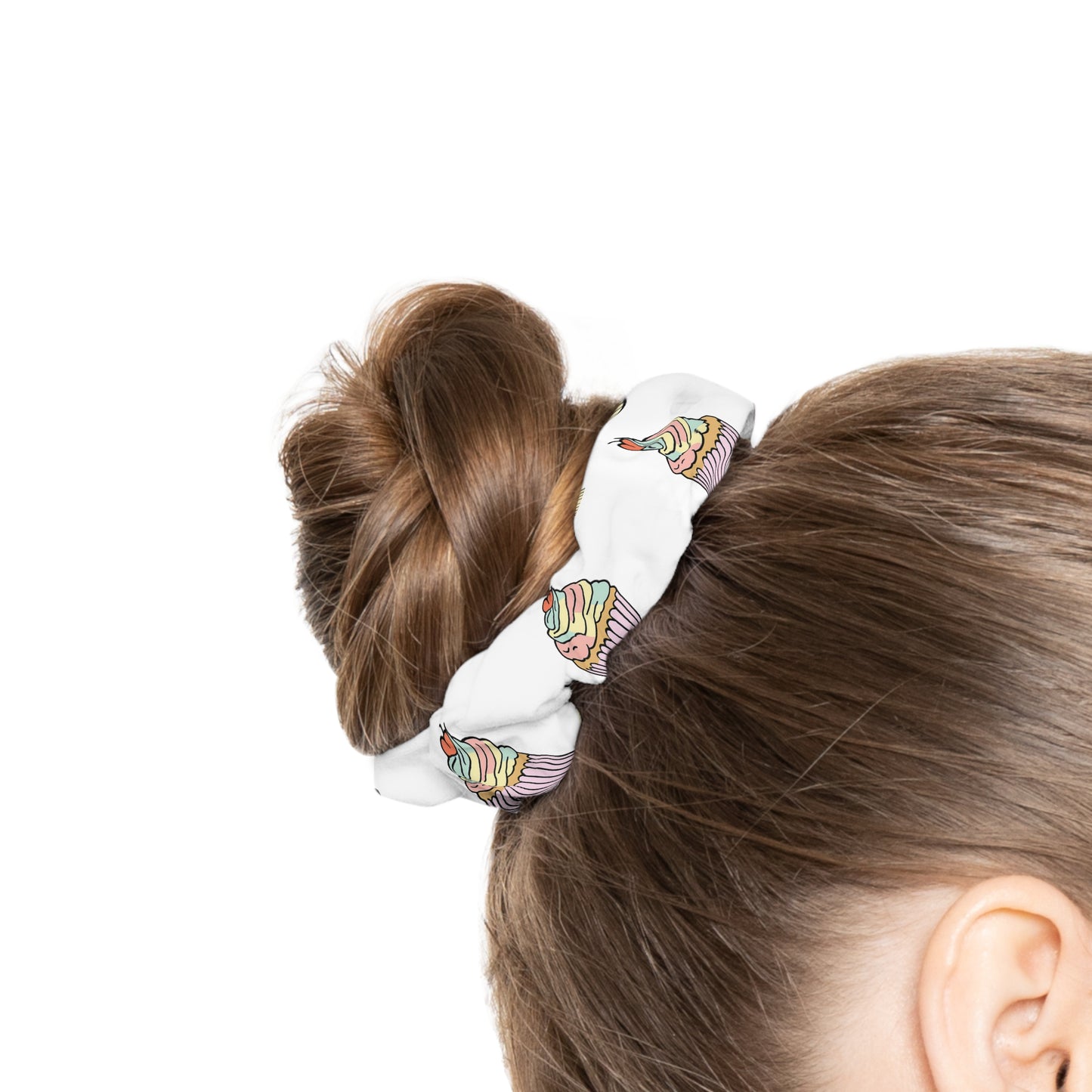 Cute Cupcake Scrunchie | Hair Accessories