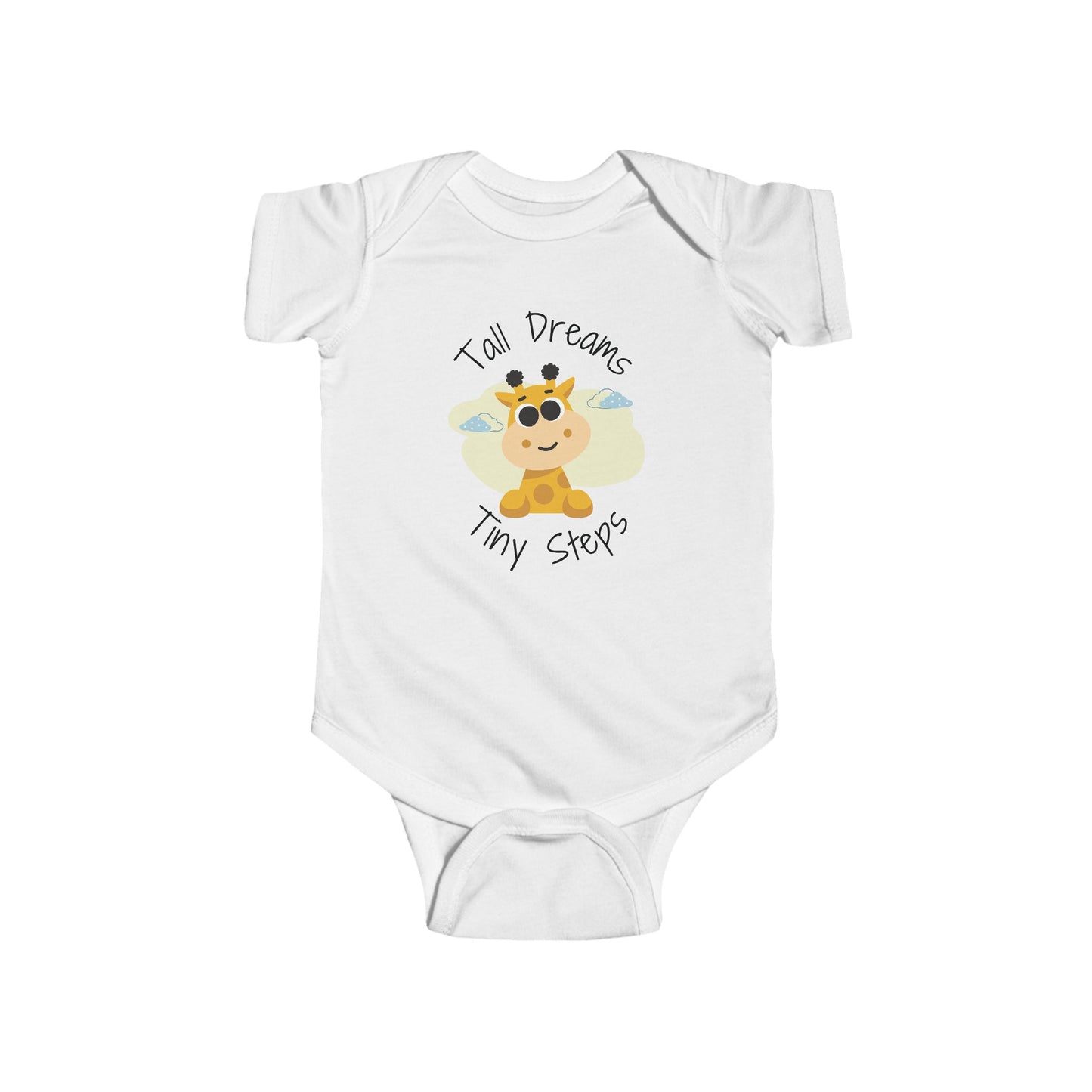 Adorable Infant Bodysuit - "Tails Dreams Tiny Steps"