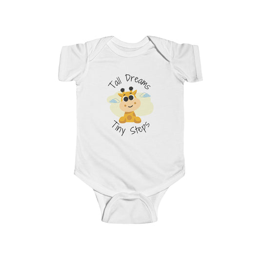 Adorable Infant Bodysuit - "Tails Dreams Tiny Steps"
