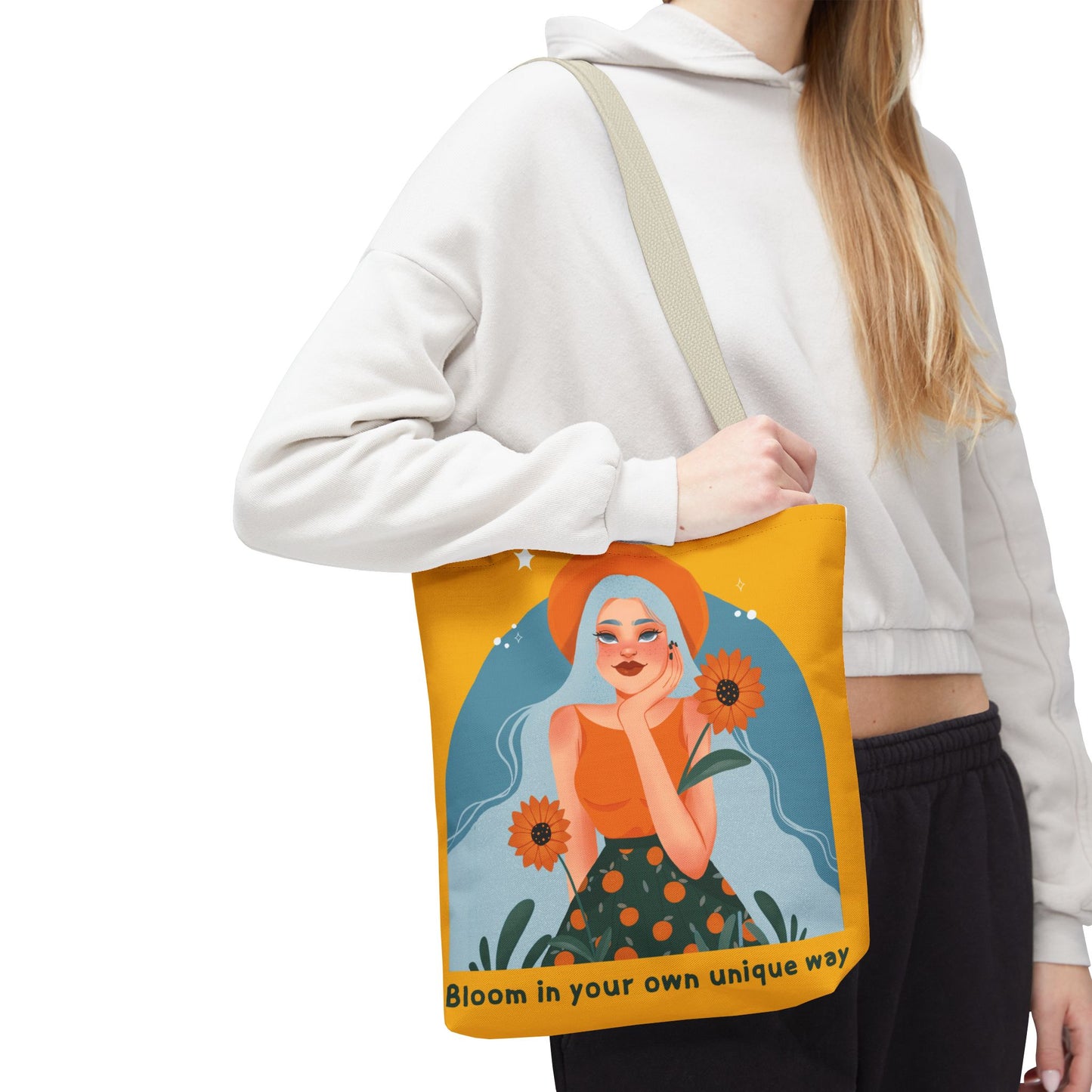 Bloom in Your Own Unique Way Tote Bag