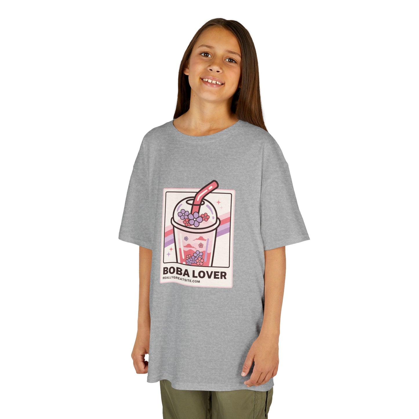 Boba Lover Kids Tee - Fun Cotton Shirt for Beverage Enthusiasts