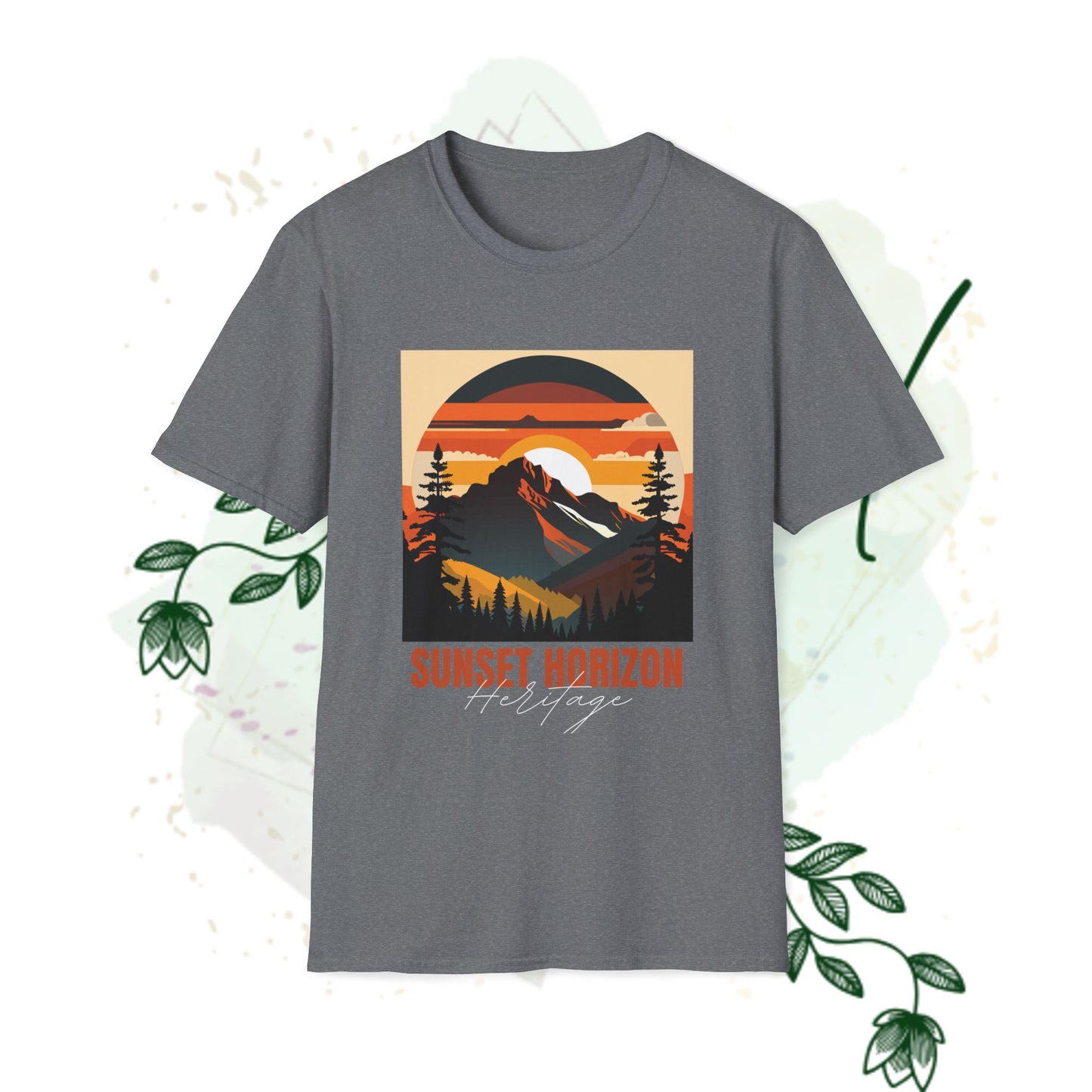 Sunset Horizon Unisex Softstyle T-Shirt