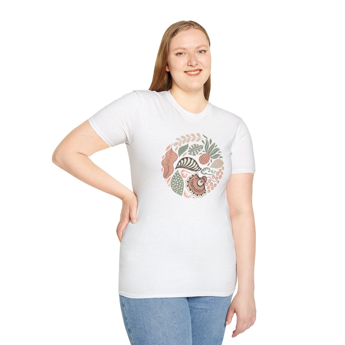 Nature-Inspired Unisex Softstyle T-Shirt - Perfect for Eco-Conscious Fashion Lovers