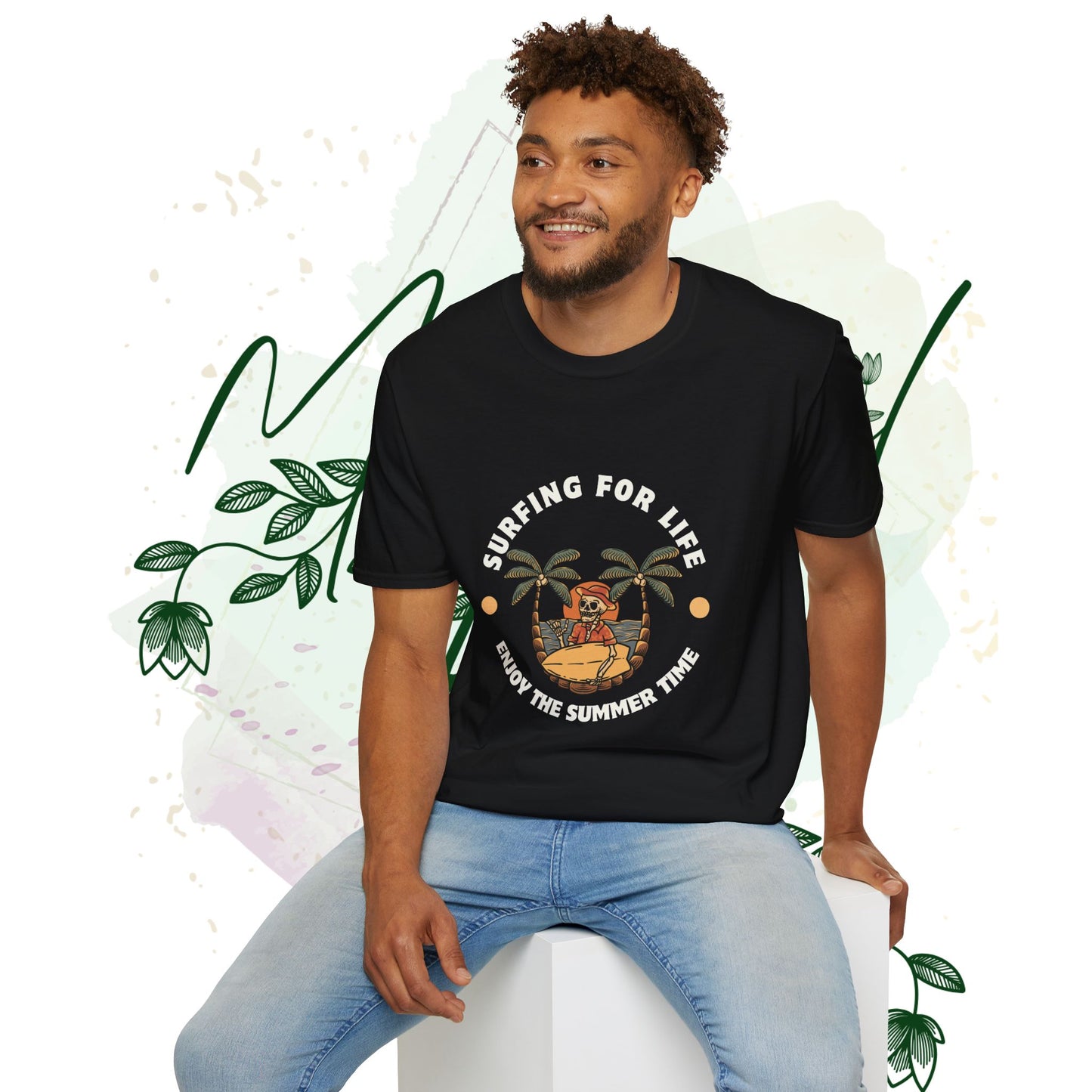 Surfing for Life Unisex Softstyle T-Shirt