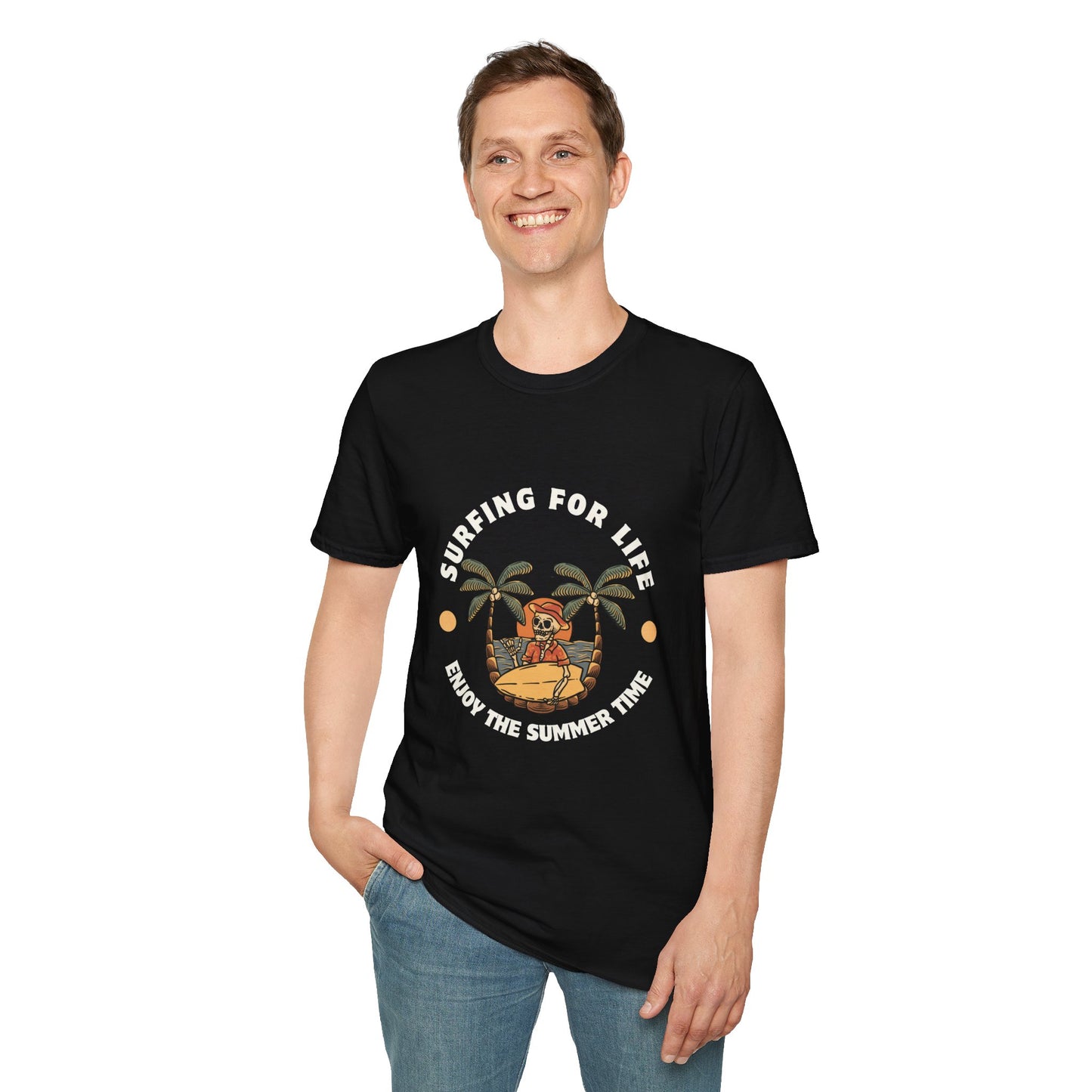 Surfing for Life Unisex Softstyle T-Shirt
