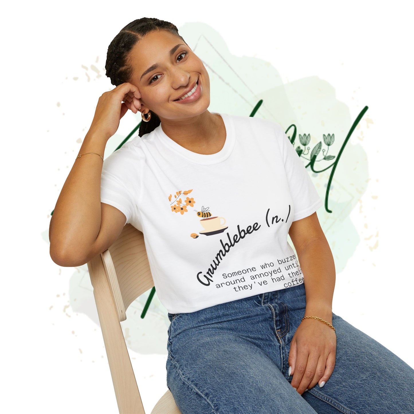Unisex Coffee Lover T-Shirt - Grumblebee Definition Tee