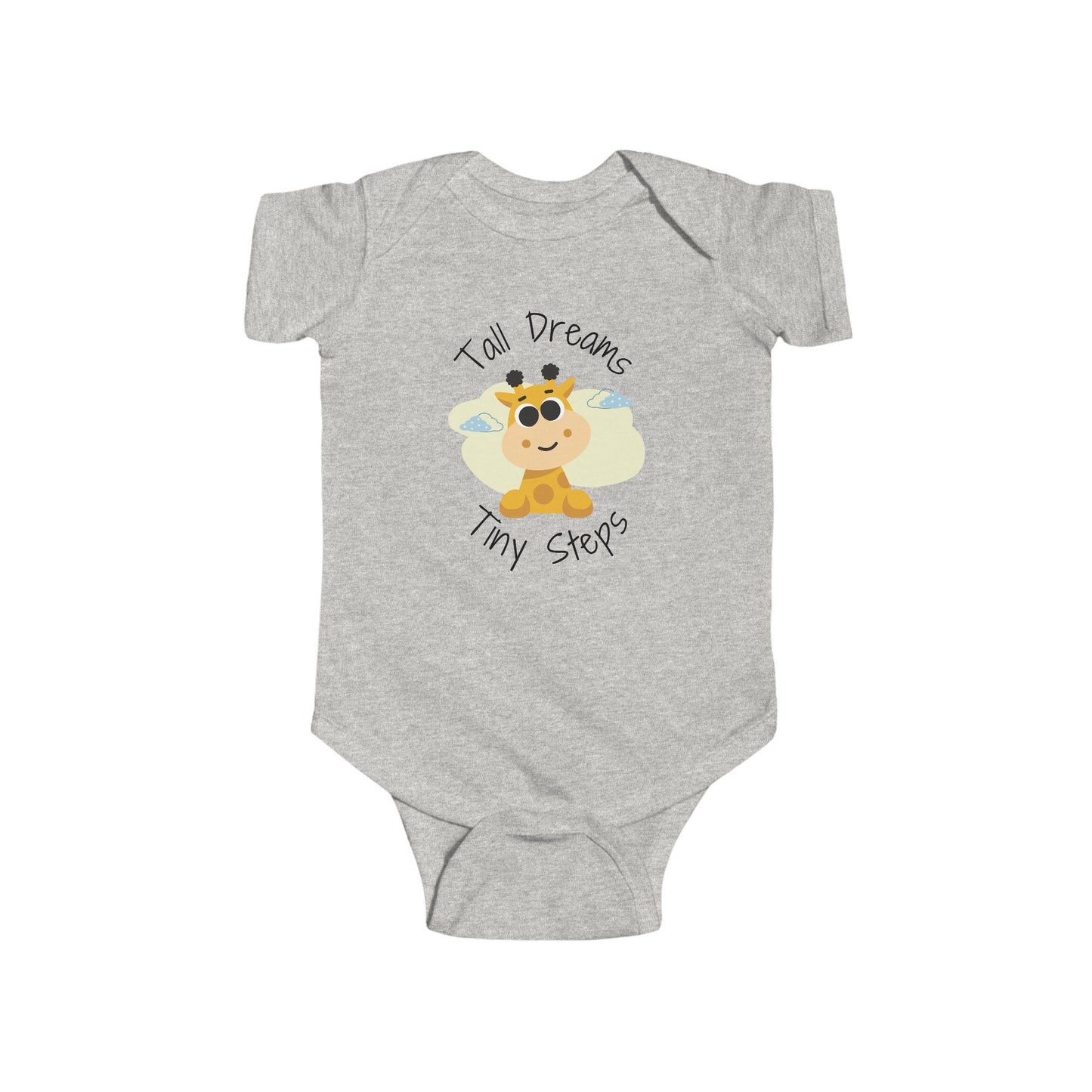 Adorable Infant Bodysuit - "Tails Dreams Tiny Steps"