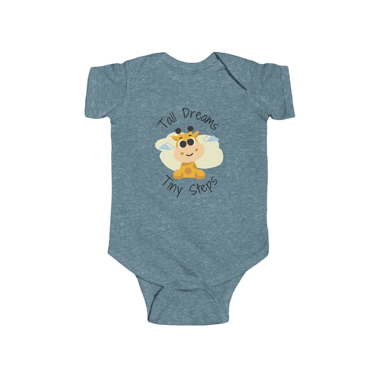 Adorable Infant Bodysuit - "Tails Dreams Tiny Steps"
