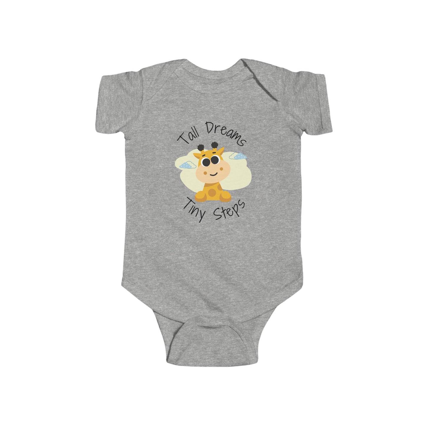 Adorable Infant Bodysuit - "Tails Dreams Tiny Steps"