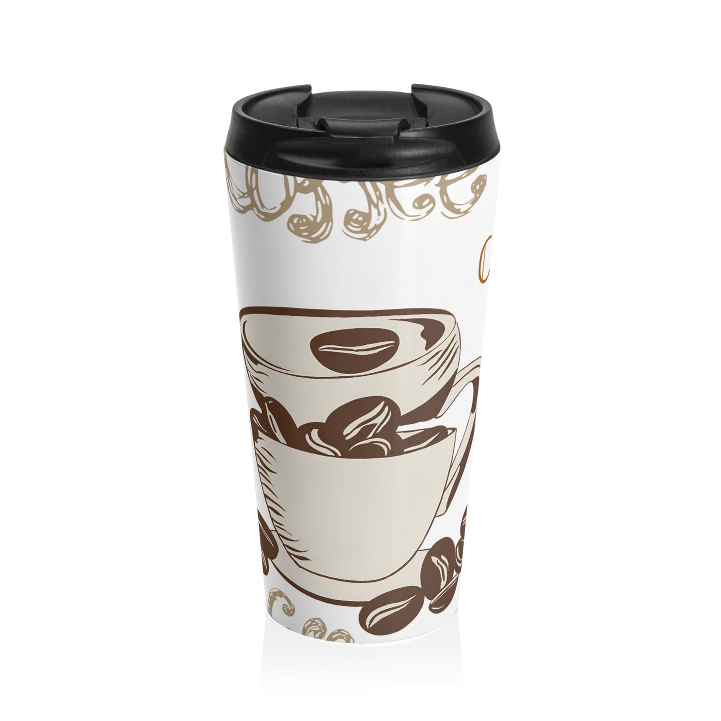 Coffee Lovers Stainless Steel Travel Mug - Perfect for On-the-Go!