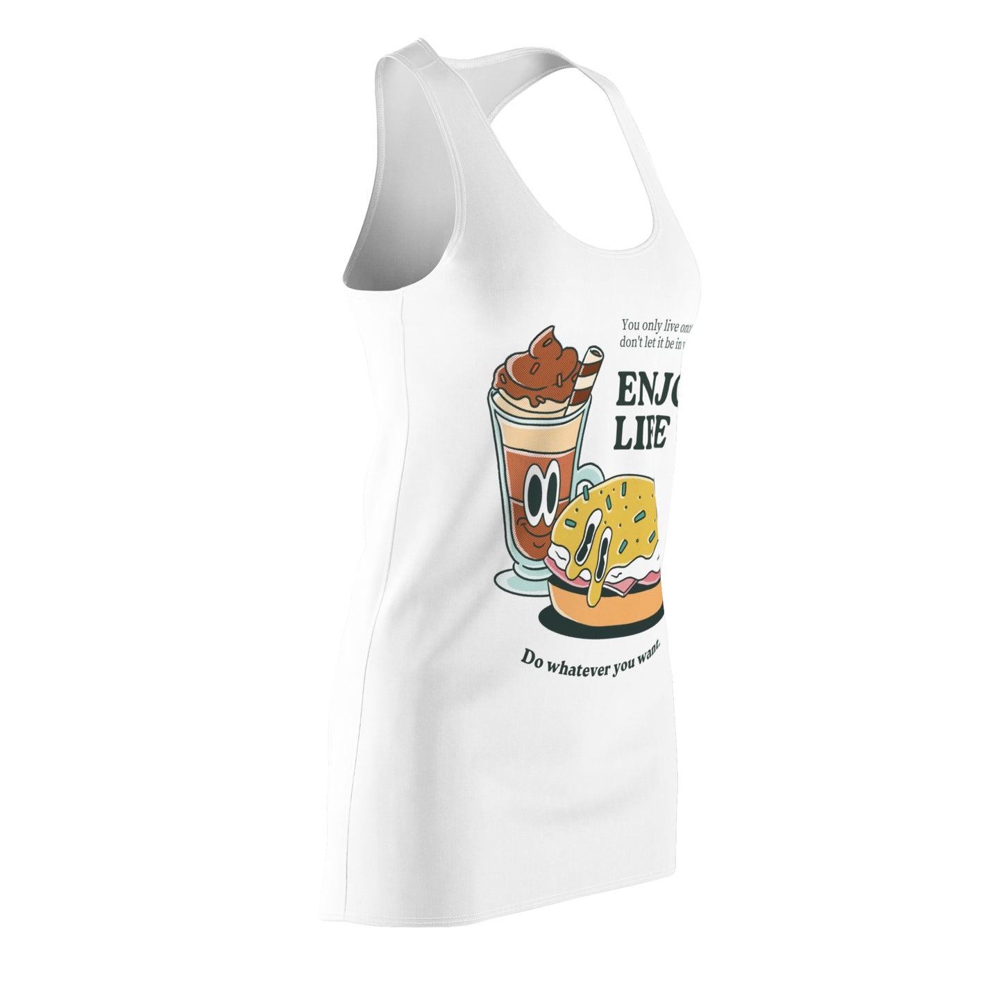 Enjoy Life Women's Cut & Sew Racerback Dress