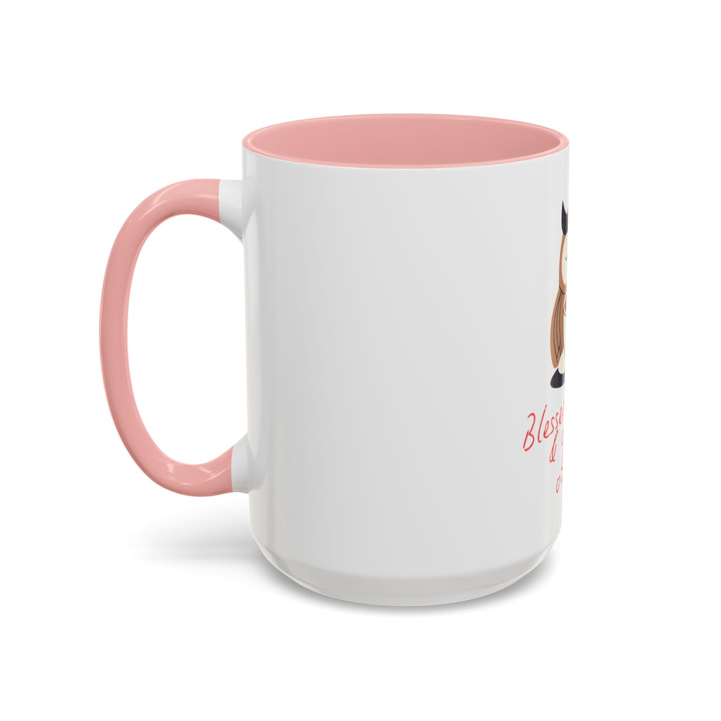 Blessed & Coffee Obsessed Mug - 11 & 15oz Ceramic Coffee Cup for Coffee Lovers