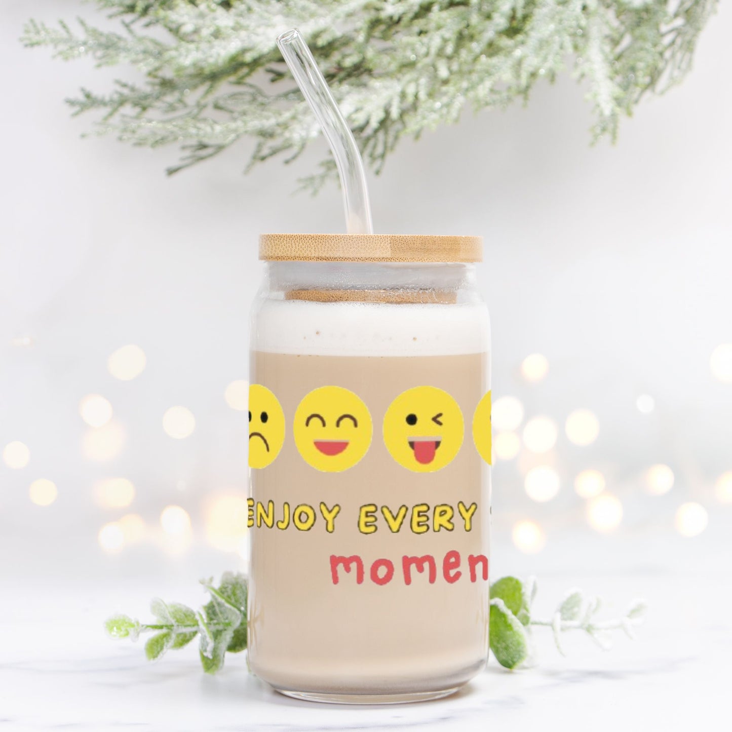 Enjoy the Moment Glass Can 16oz