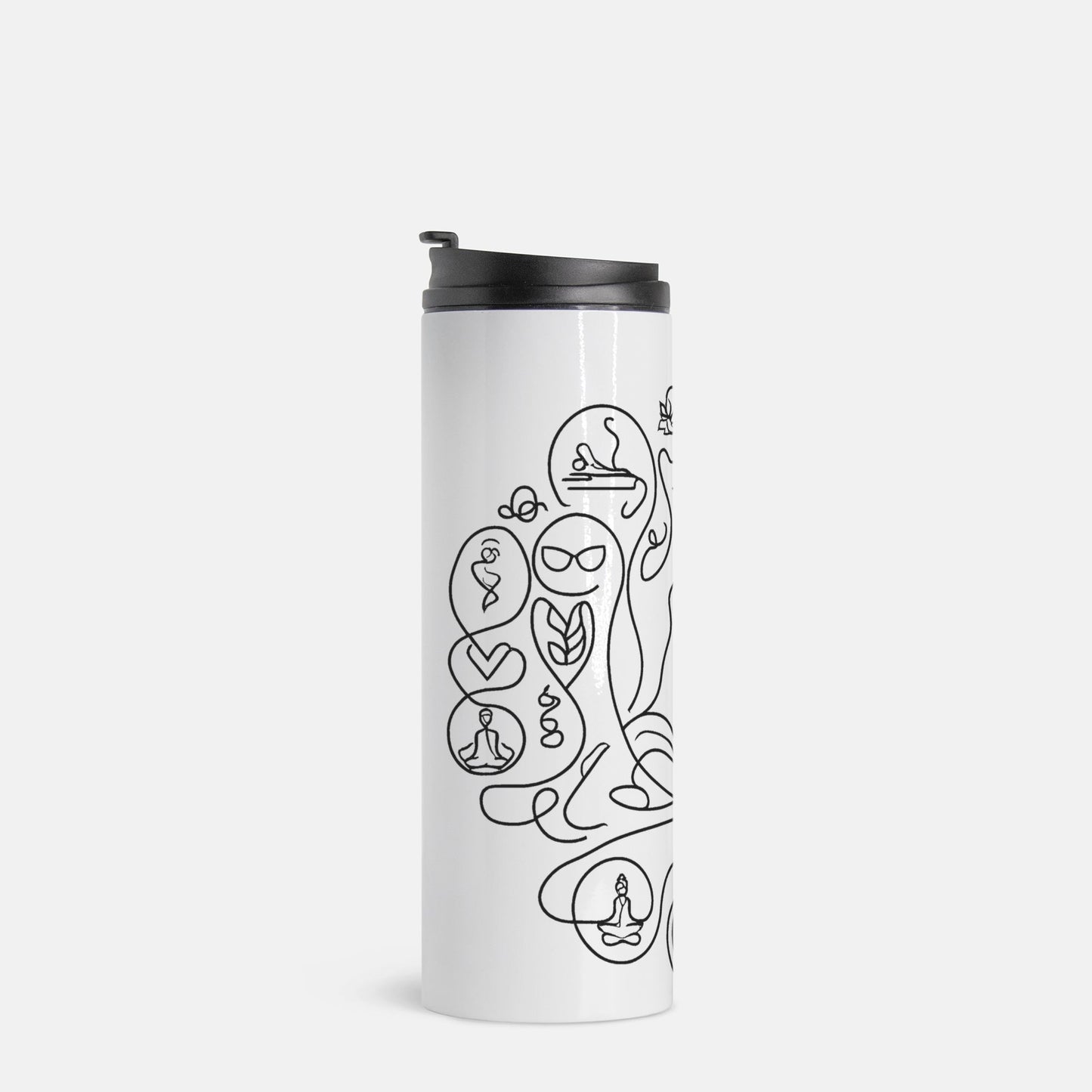 Doodle Meditate Thermal Tumbler 16 oz.