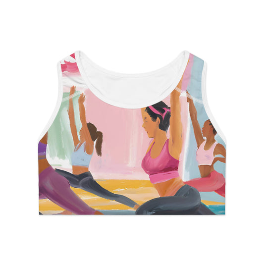 Vibrant Yoga Sports Bra - Perfect for Fitness Enthusiasts