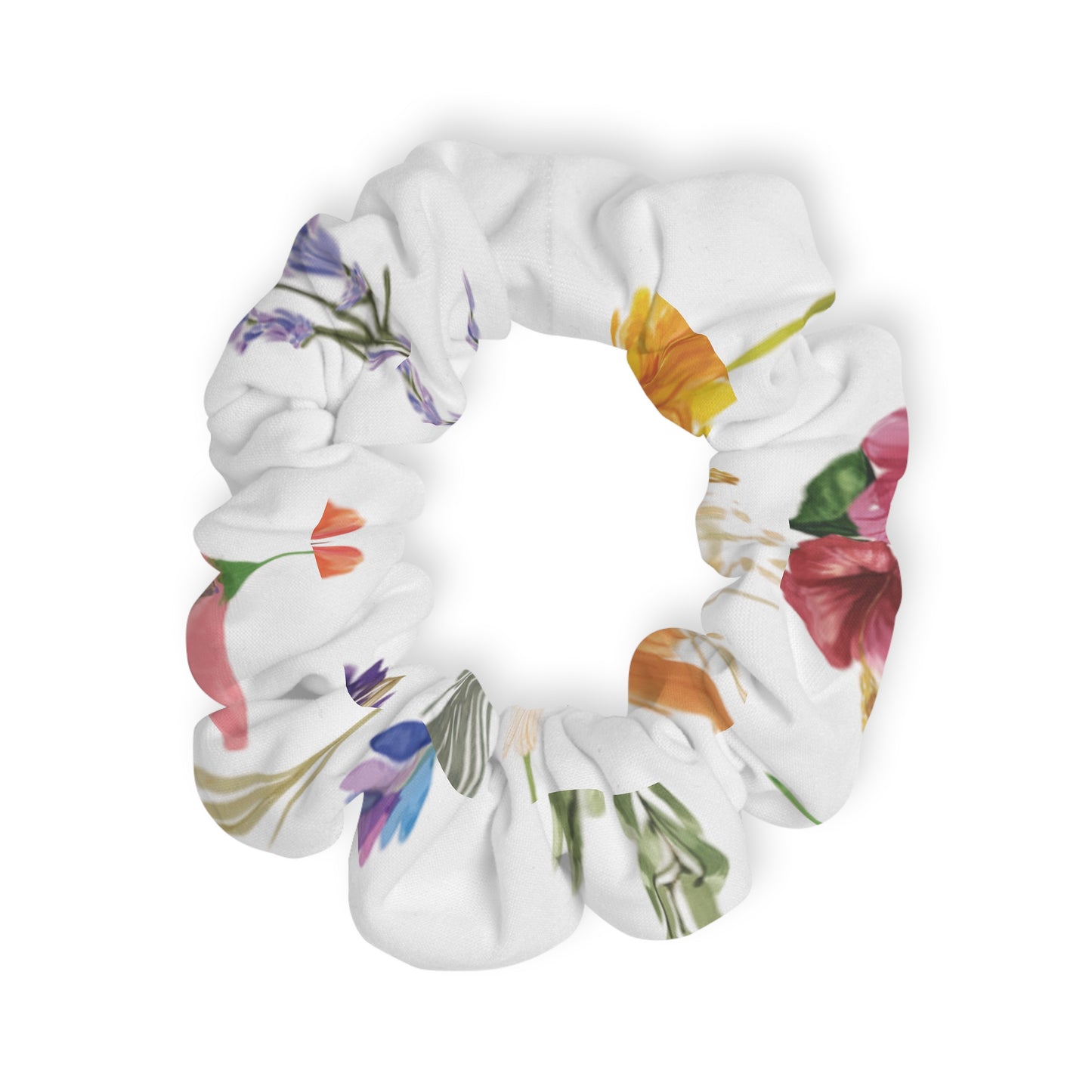 Floral Scrunchie - Colorful Hair Accessory