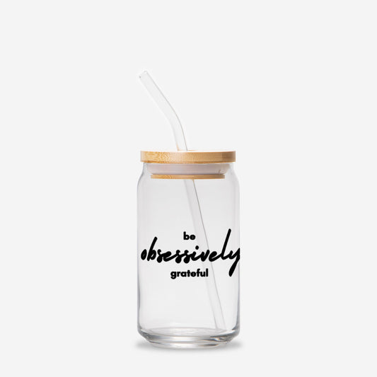 Be Grateful Glass Can 16oz