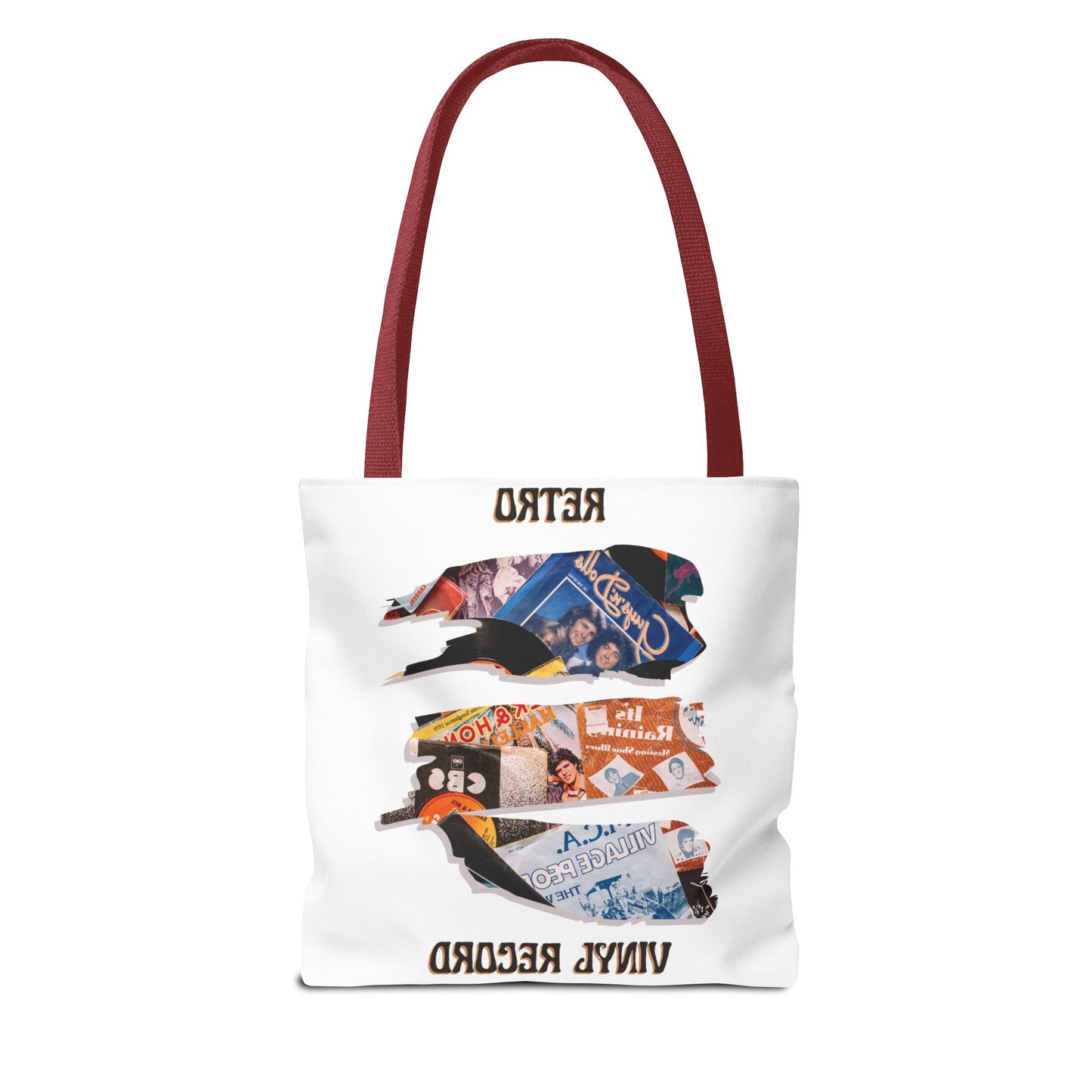 Retro Vinyl Record Tote Bag