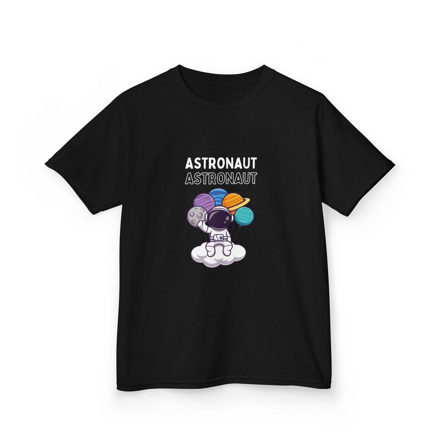 Astronaut Kids Heavy Cotton Tee - Space Adventure T-Shirt