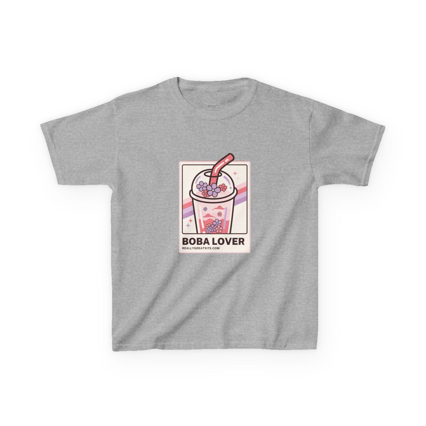 Boba Lover Kids Tee - Fun Cotton Shirt for Beverage Enthusiasts