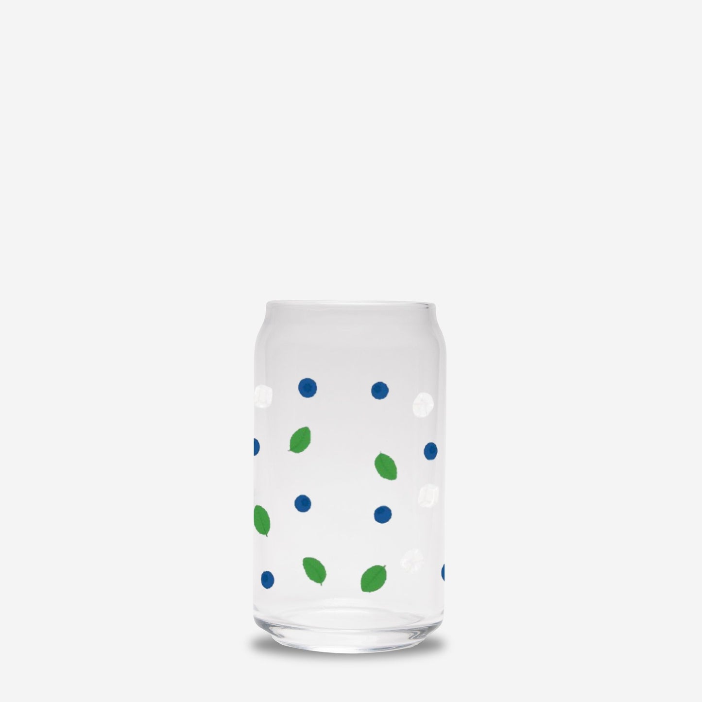 Falling Leaves Glass Can 16oz