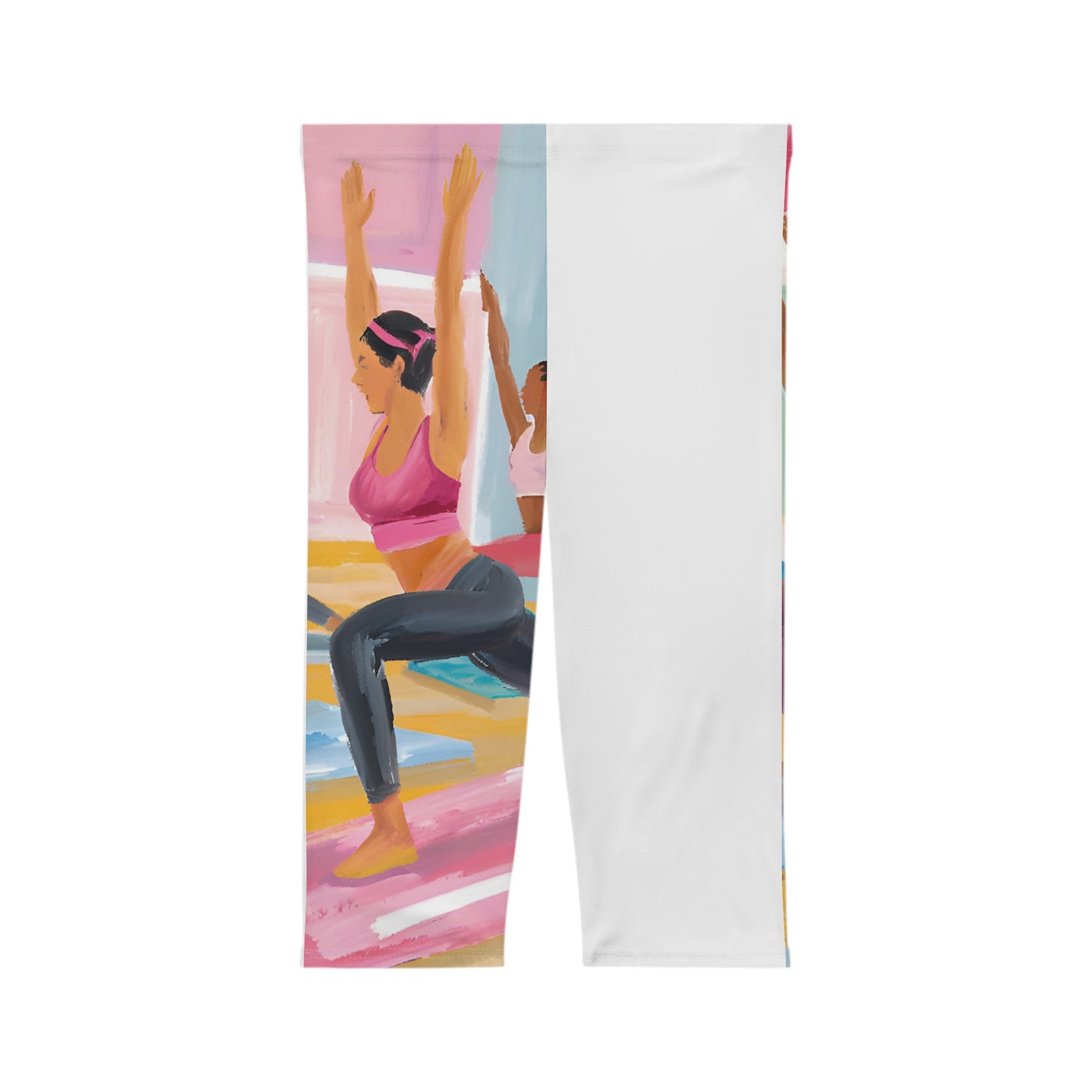Yoga-Inspired Women’s Capri Leggings - Vibrant Fitness Activewear