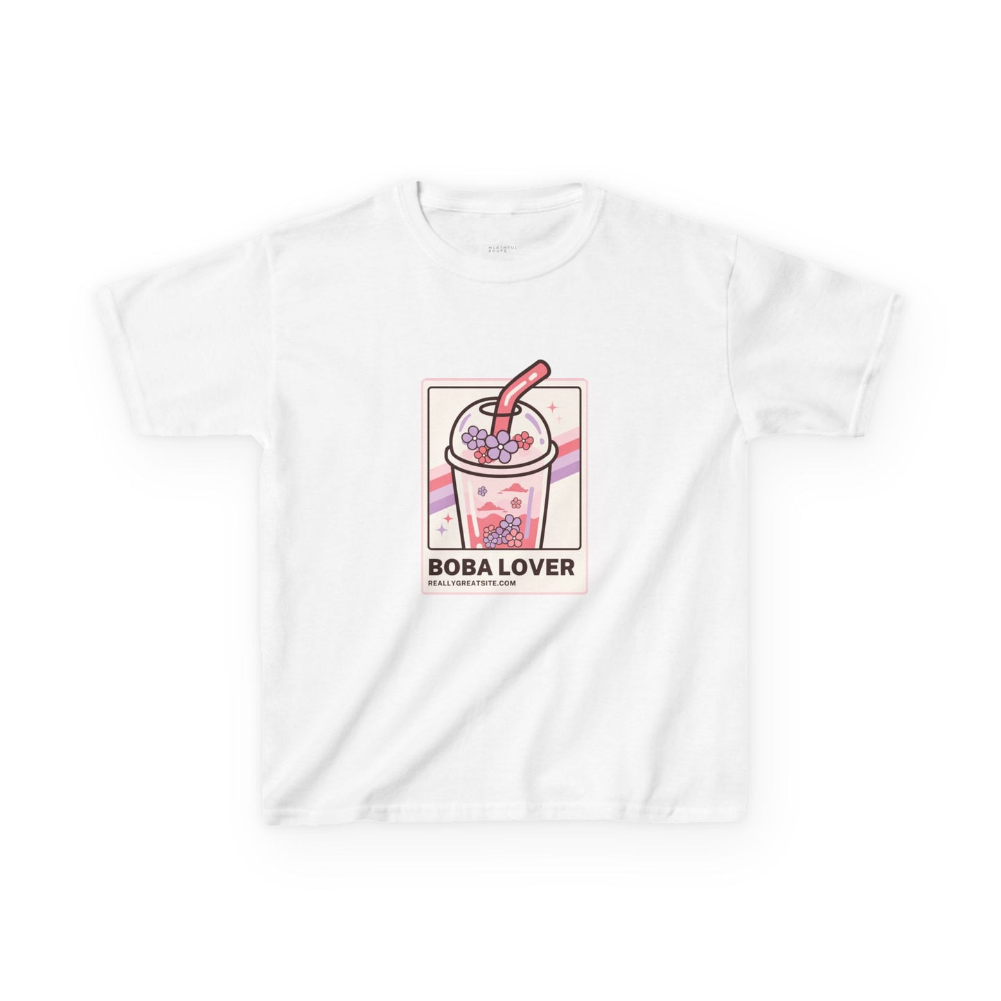 Boba Lover Kids Tee - Fun Cotton Shirt for Beverage Enthusiasts