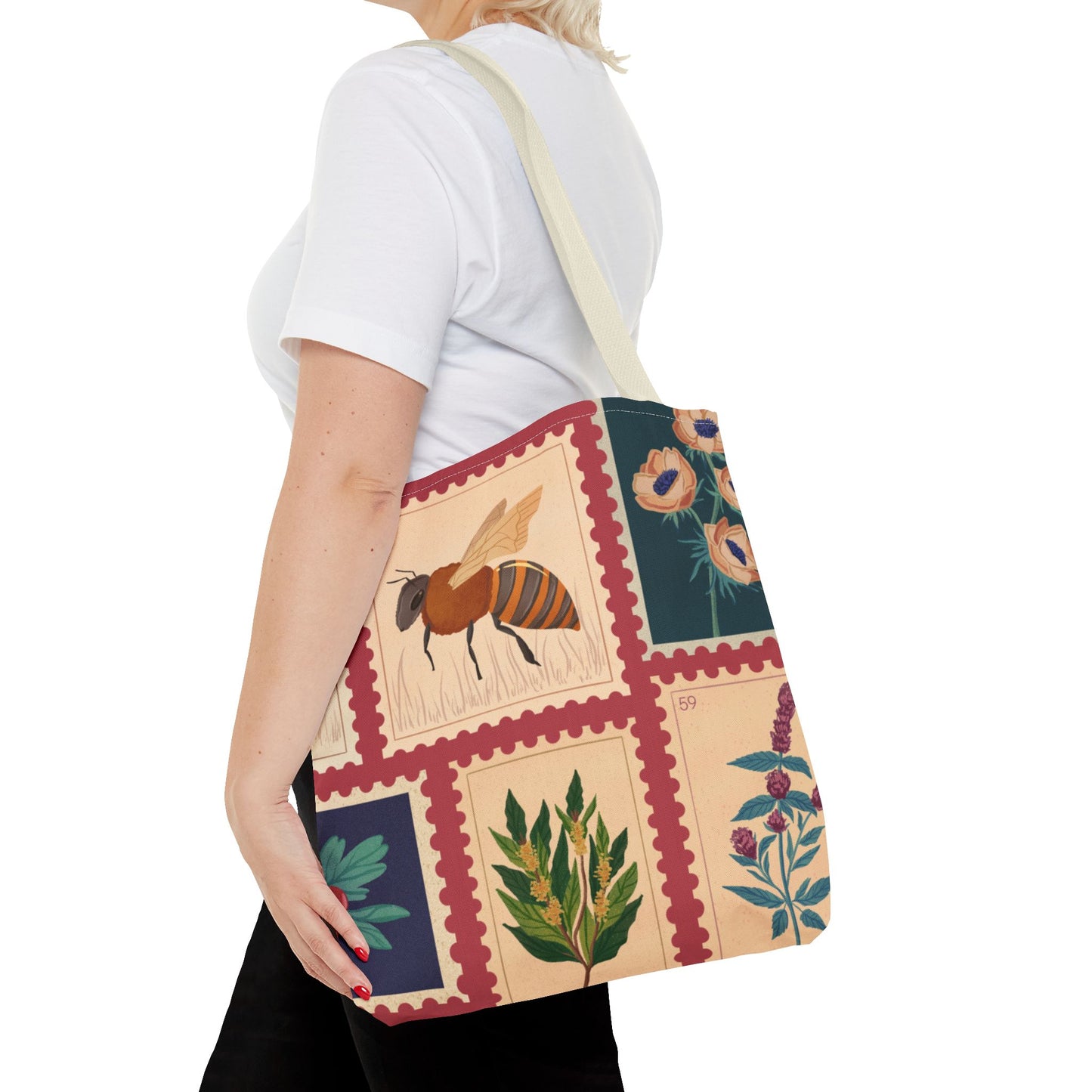 Vintage Botanical Tote Bag