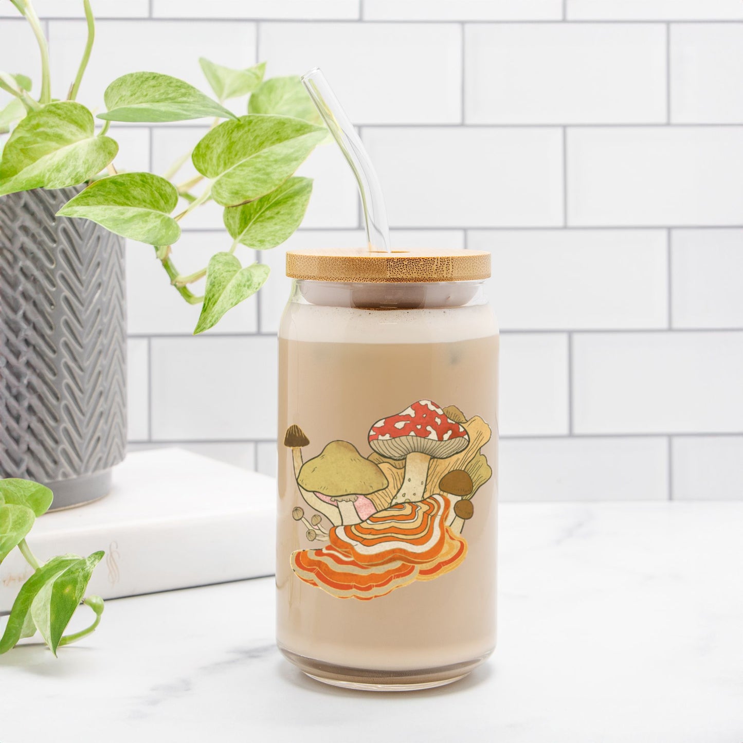 Cool 'Shrooms & Co. Glass Can 16oz
