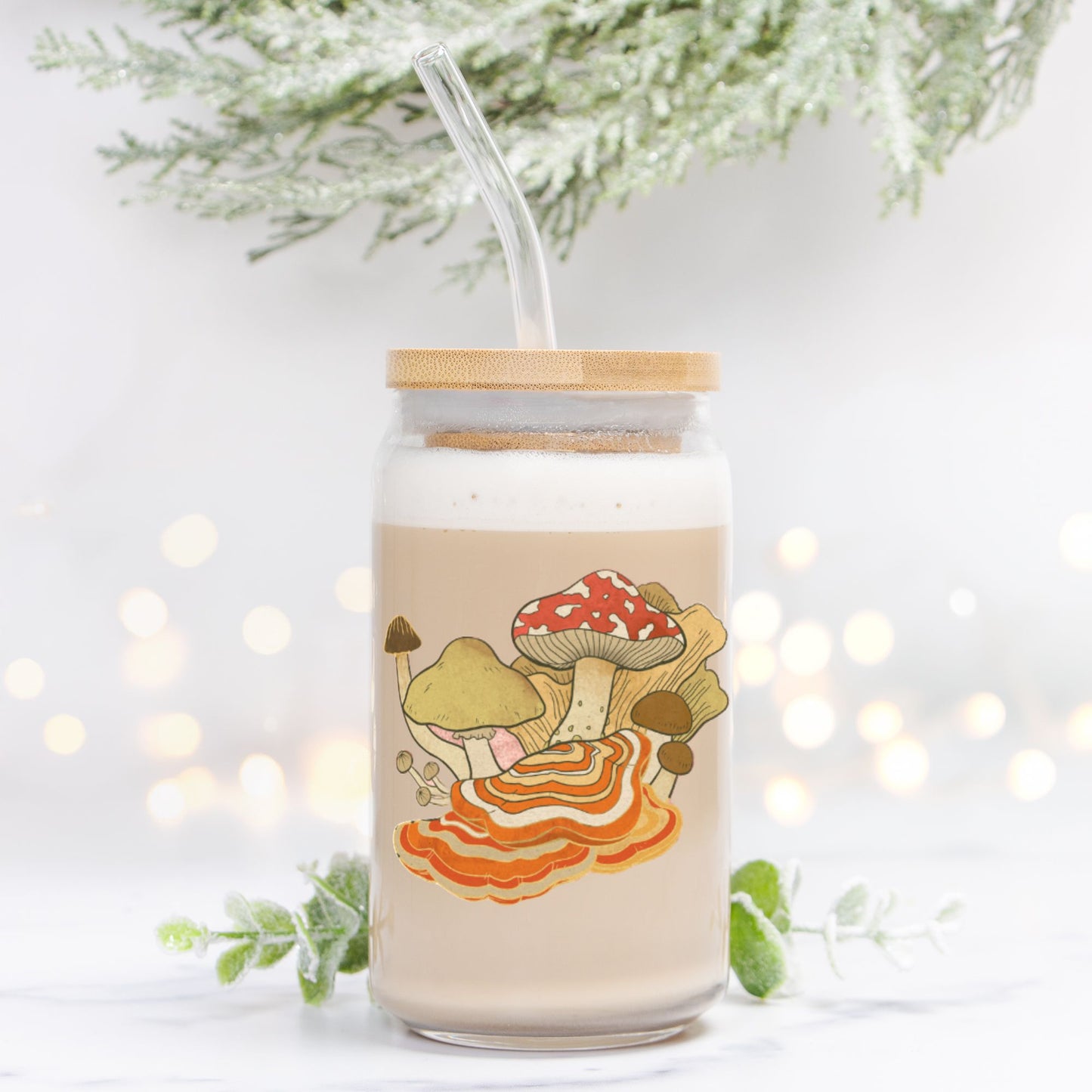 Cool 'Shrooms & Co. Glass Can 16oz