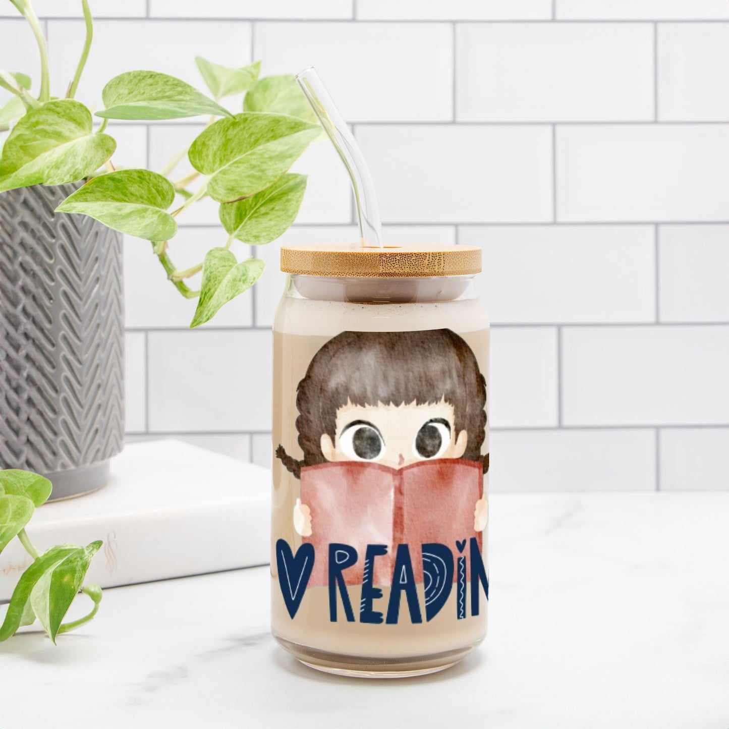 Love of ReadingGlass Can 16oz