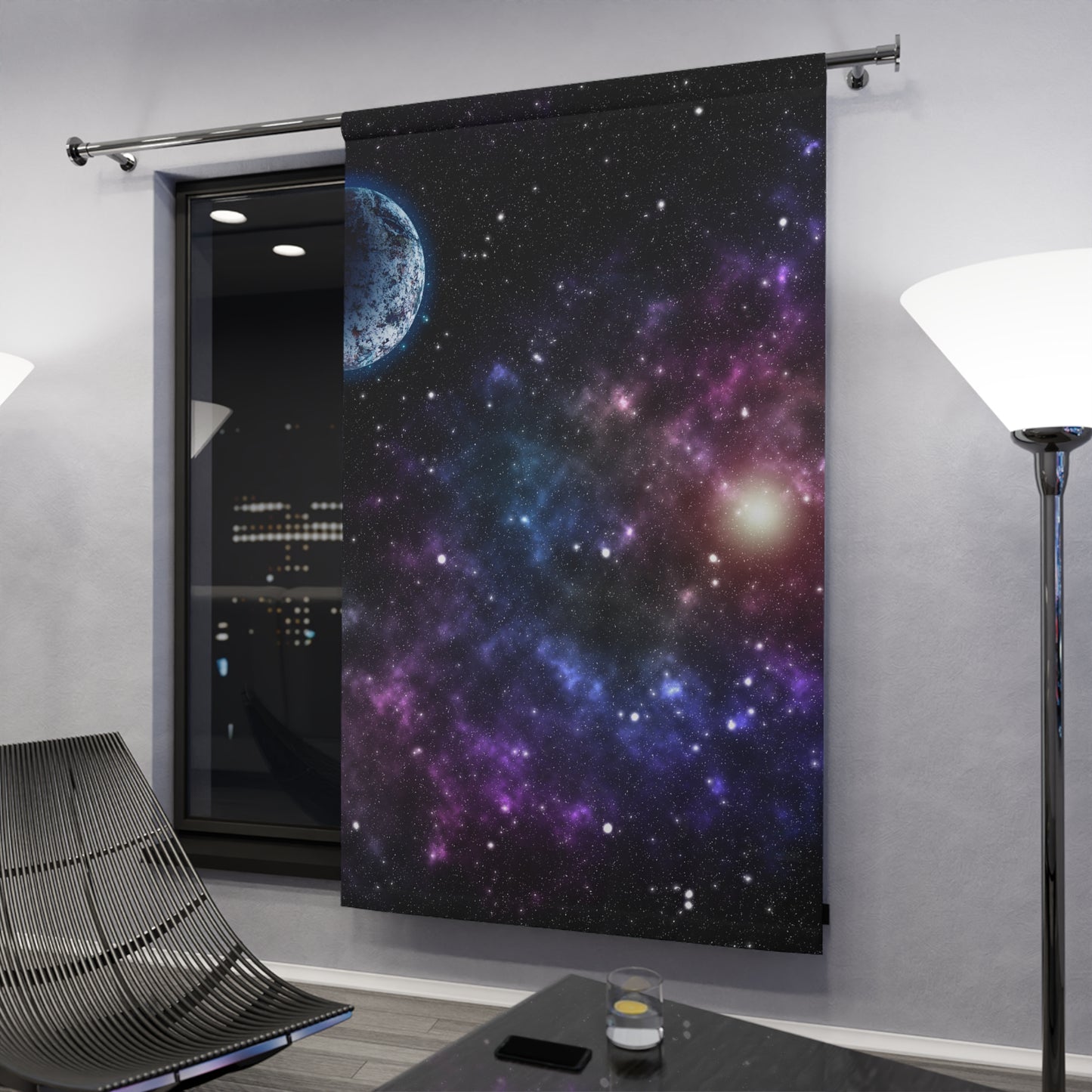 Galactic Wonder Window Curtain, 1pc