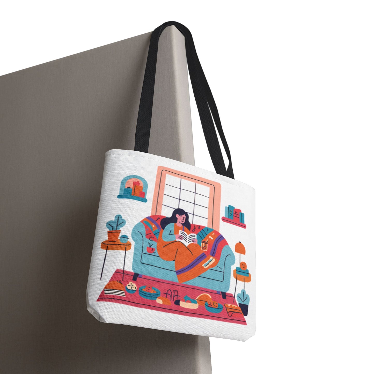 Cozy Reading Tote Bag