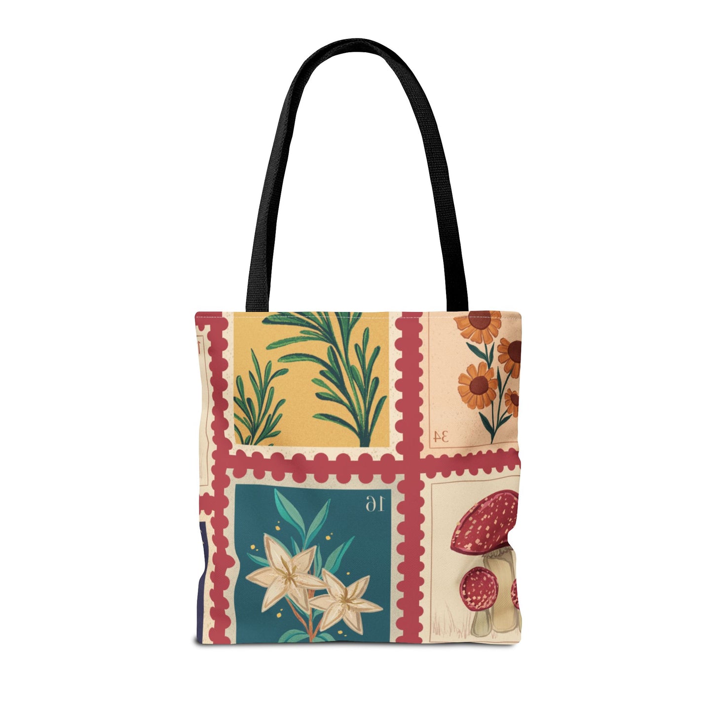 Vintage Botanical Tote Bag