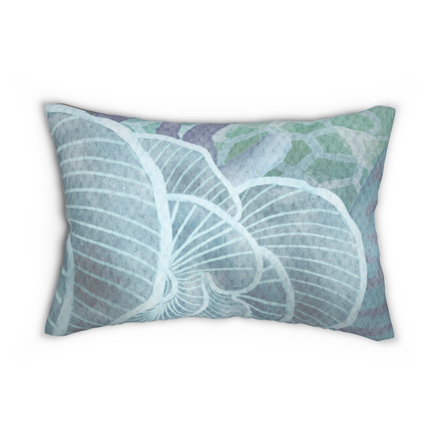 Ocean-Inspired Lumbar Pillow - Coastal Decor