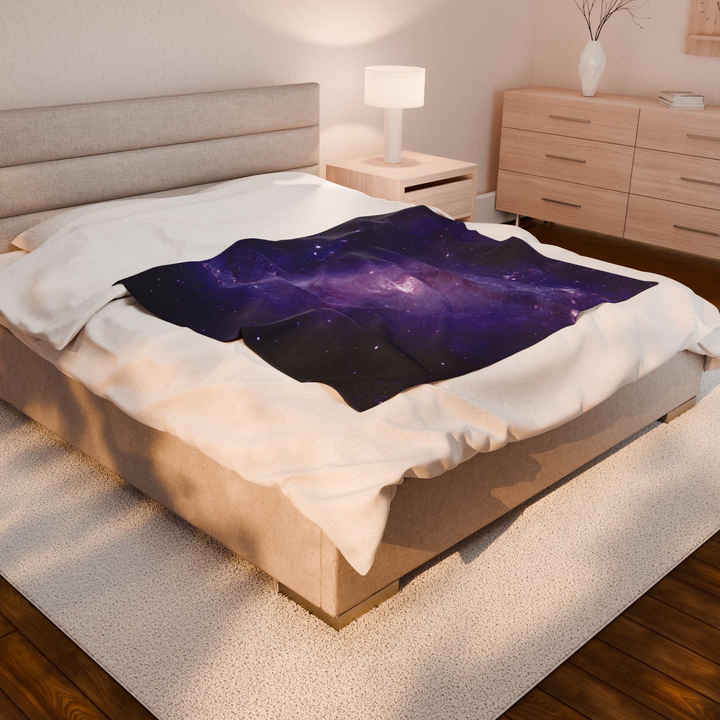 "Galactic Wonder" Velveteen Plush Blanket