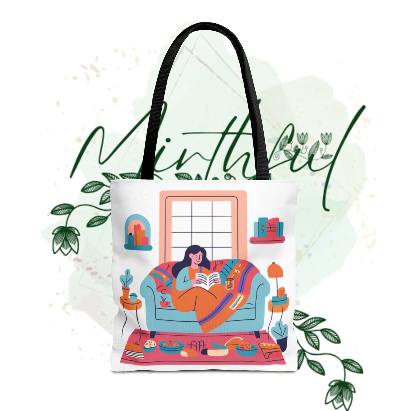 Cozy Reading Tote Bag