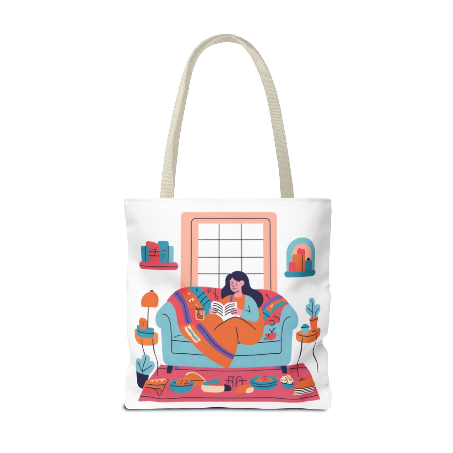Cozy Reading Tote Bag