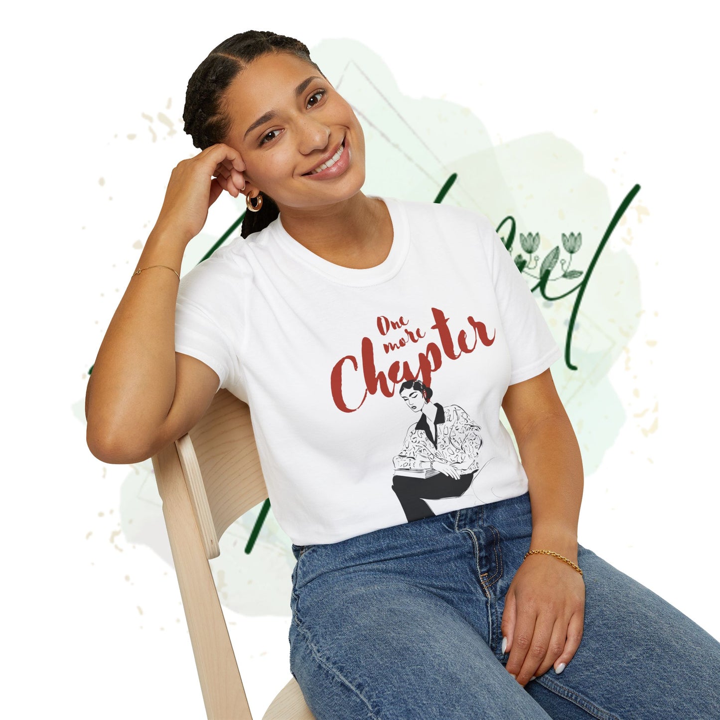 One More Chapter Unisex Softstyle T-Shirt - Cozy Literary Tee for Book Lovers