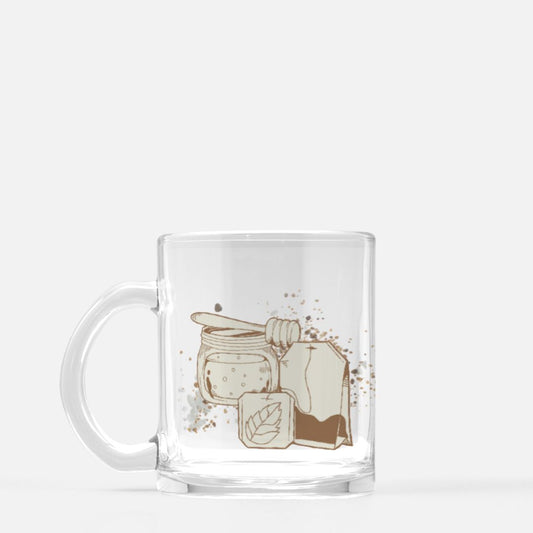 Tea & Honey Mug Glass