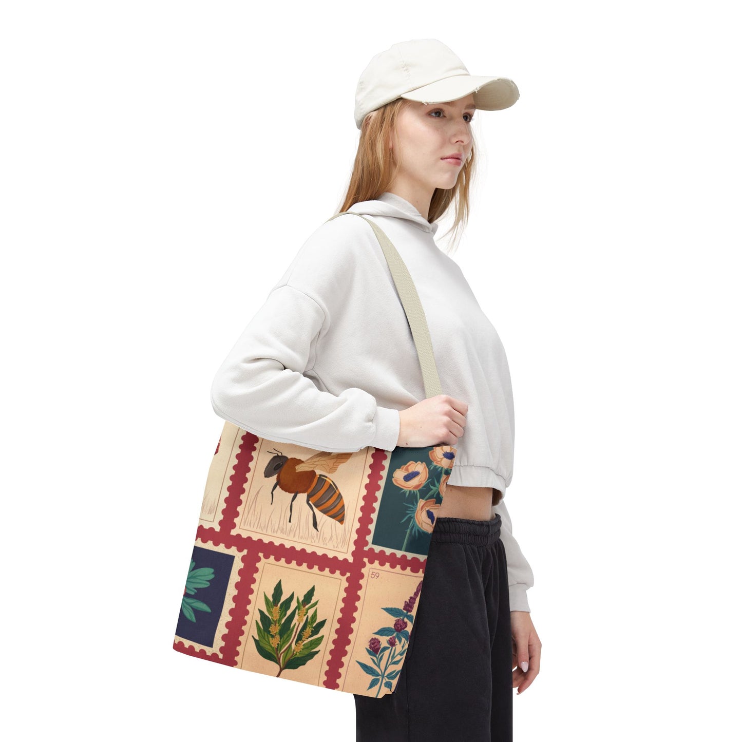 Vintage Botanical Tote Bag